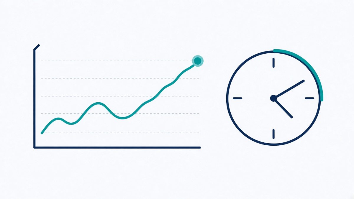 Line chart illustrating closing line value as odds move from the opening line to the closing line